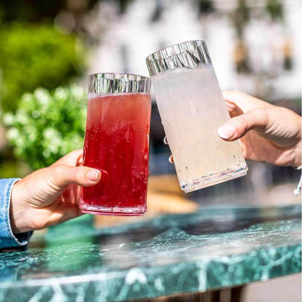 Koziol Glasserie Superglas CLUB Trinkglas 300 ml, 2er-Set, Club No. 8