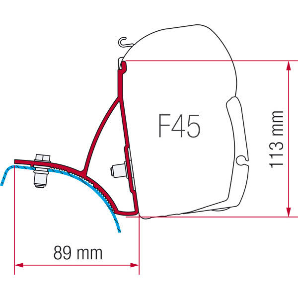 Fiamma Kit F45 - Trafic/Vivaro/Primastar