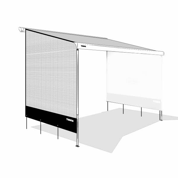 Thule Sun Blocker G2 Side, Auszug 2,0 m, Höhe S