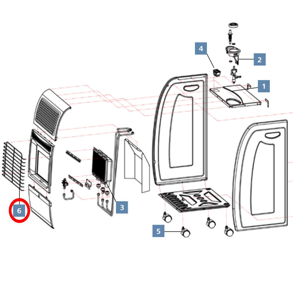 Bluecraft Schutzgitter für Infrarotofen BC 4200 Turbo