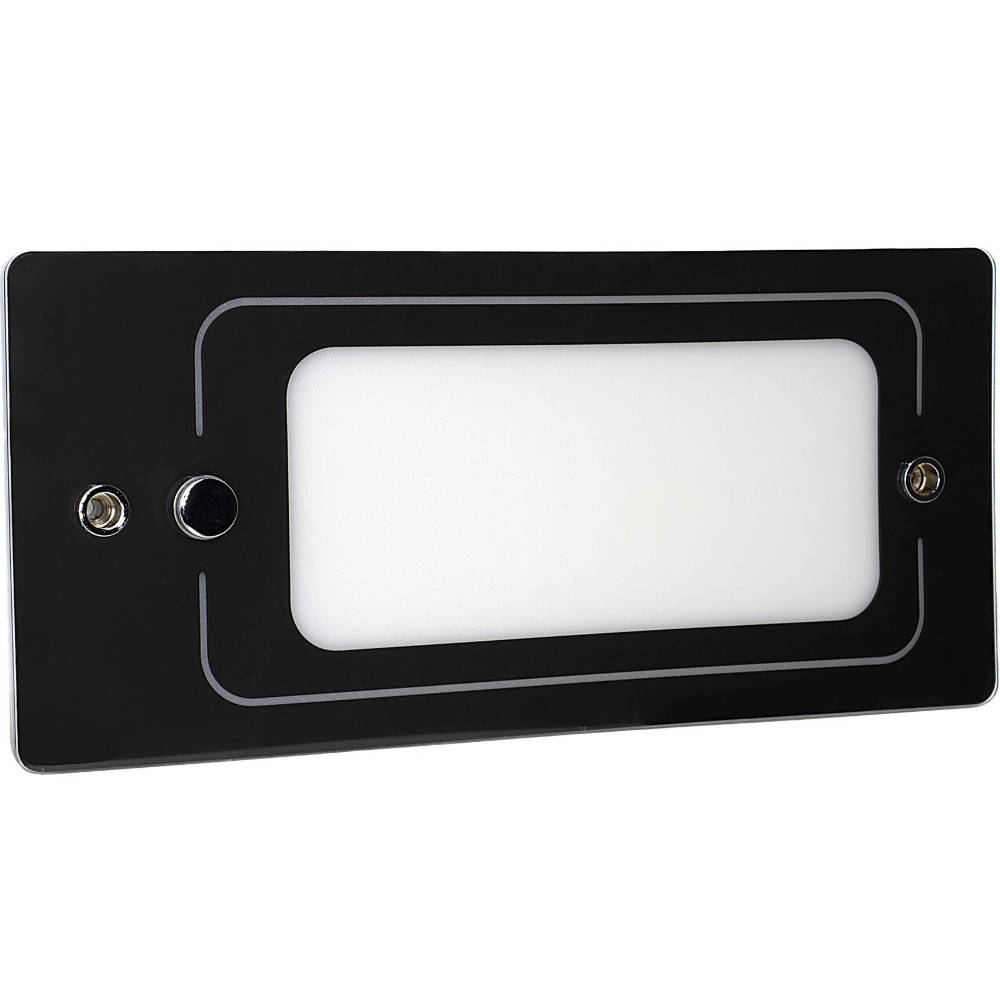 Dimatec Deckenleuchte mit Touch-Schalter und Nachtlicht, schwarz