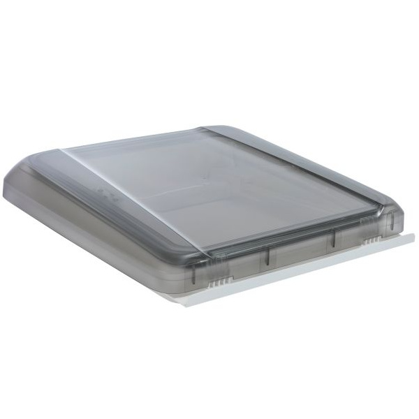 MPK Dachhaube VisionStar M, für Dachstärke 25-60 mm, 400 x 400 mm, signalweiß