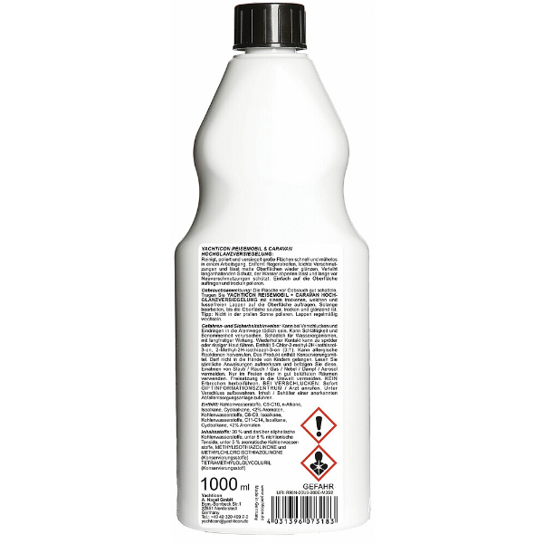 Yachticon Reisemobil & Caravan Hochglanz-Versiegelung, 1 Liter
