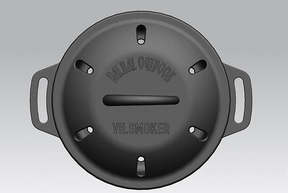 Valhal Outdoor Smoker Gusseisen, 17 cm