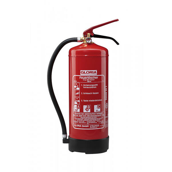 Gloria Feuerlöscher 6 kg mit Manometer