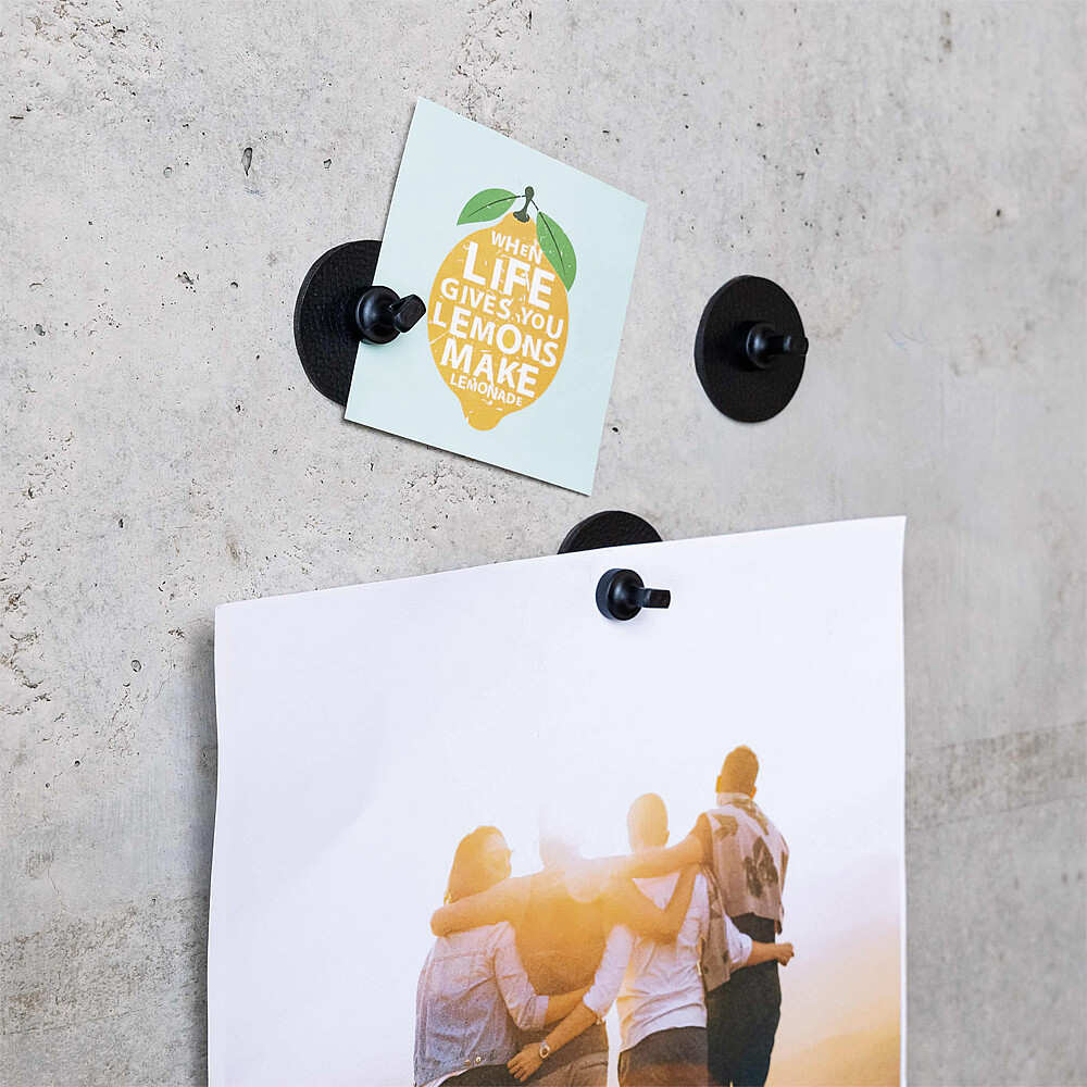 Silwy Magnet-Pins Flex 4er-Set, schwarz