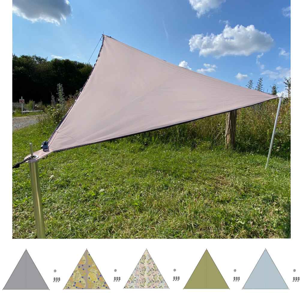 Bent Sonnensegel TC-Zip Canvas Scandinavian