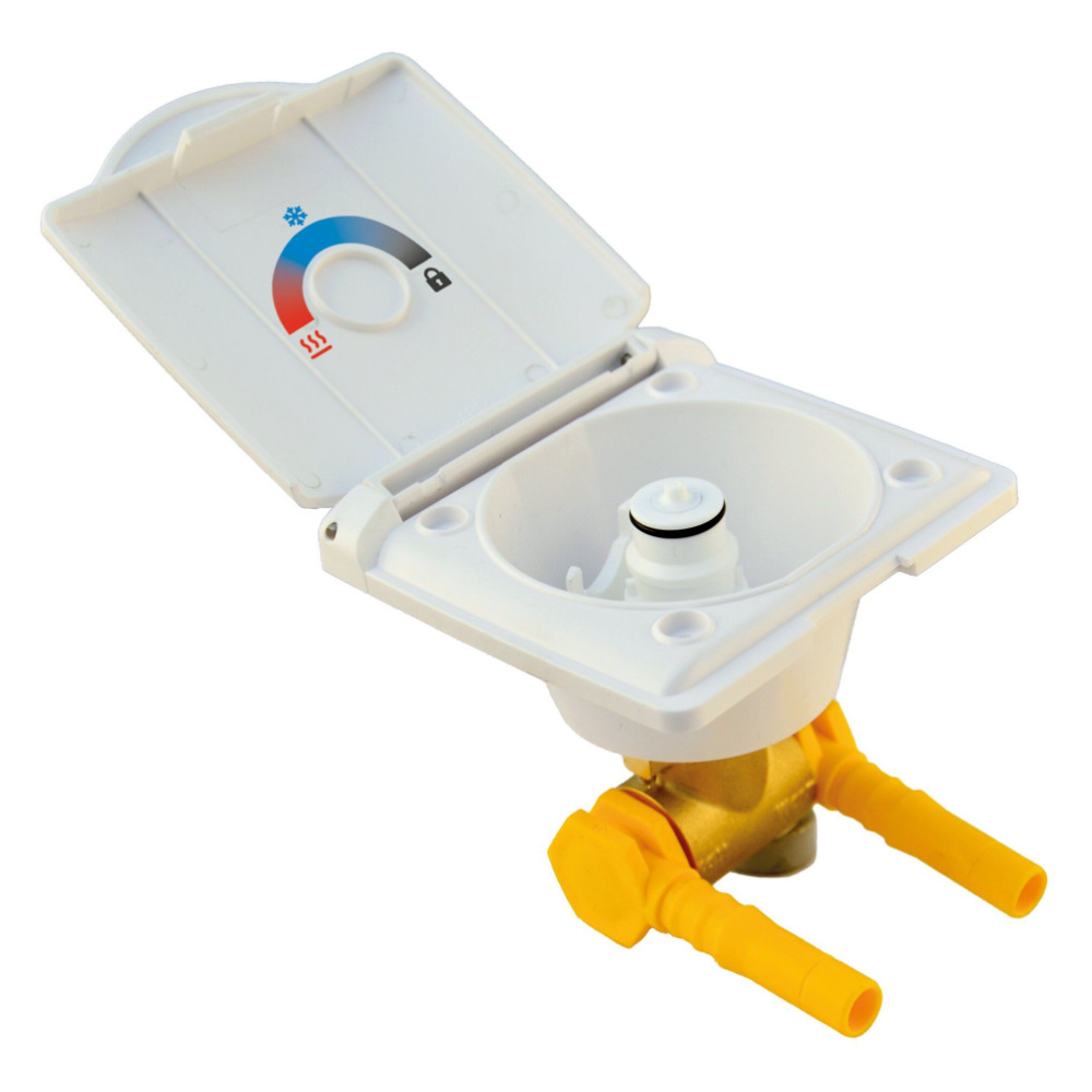 LILIE Außenanschluß Außendusche weiß 12mm