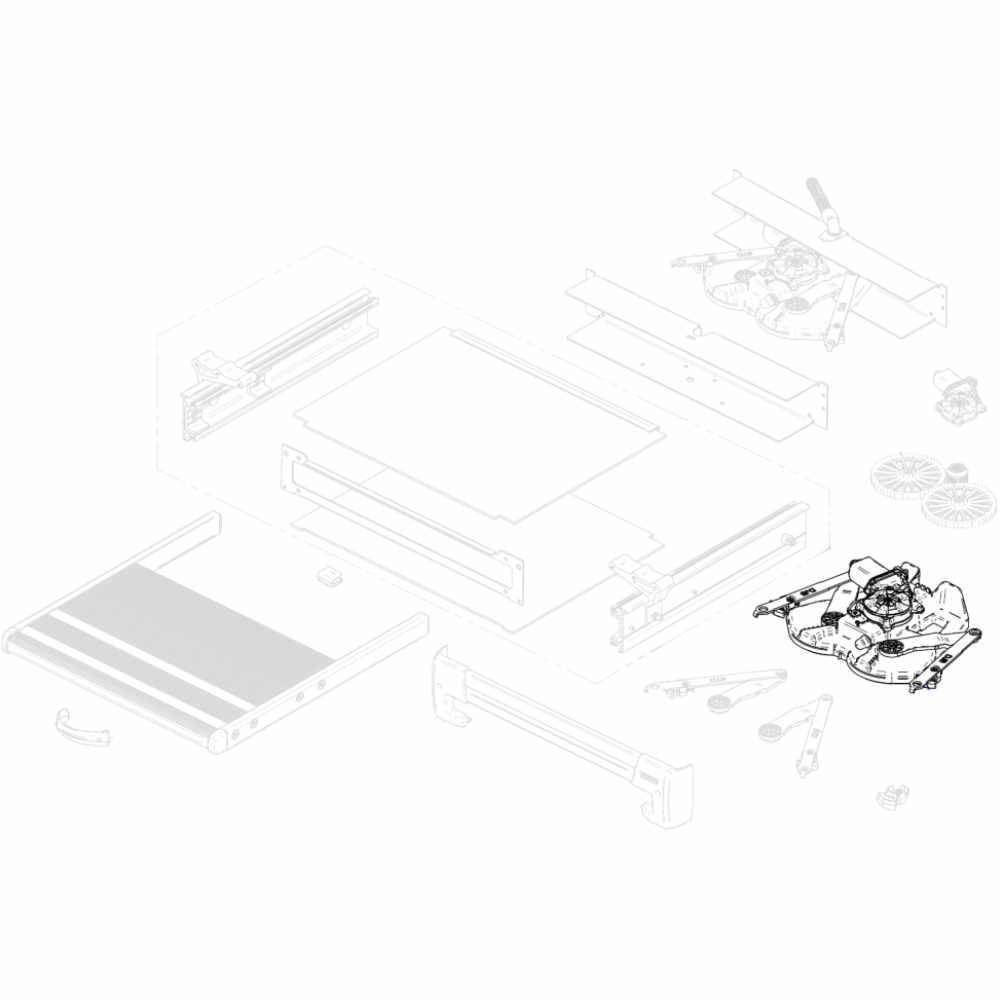 Thule Motor inkl. Scheren-Mechanismus für Slide-Out Step G2 Crafter ab 2022