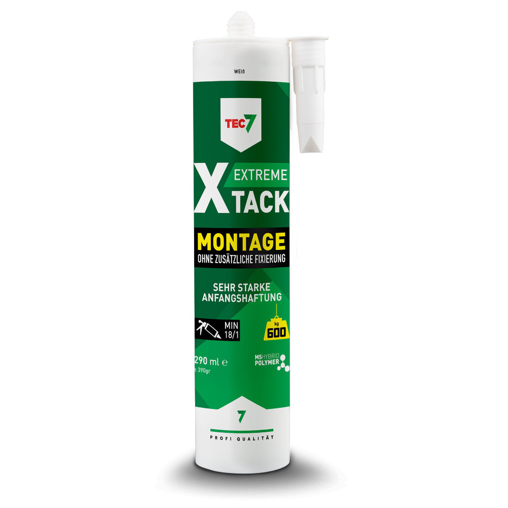 TEC7 Montagekleber X-Tack 290 ml, weiss