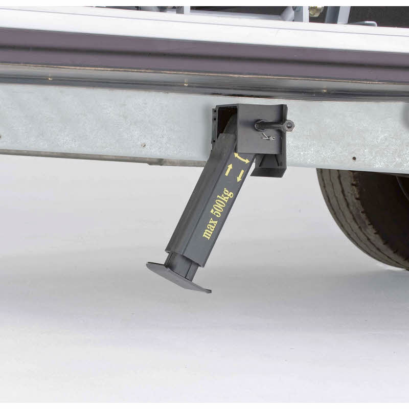 Sawiko Kurbelstütze Arex Light II, einfach teleskopierbar, 2-er Set