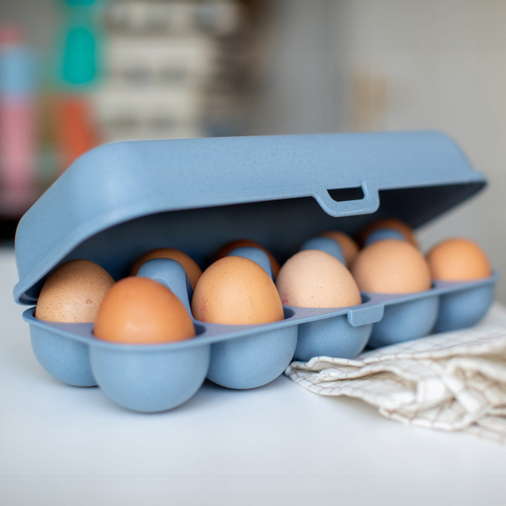 Koziol Eierbox EGGS TO GO blau
