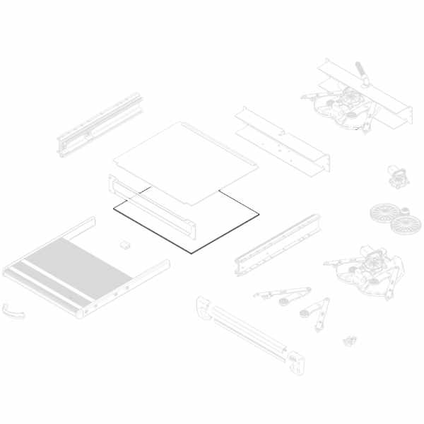 Thule Untere Gehäuseplatte für Slide-Out Step G2 550 ab 2022 (Nr. 1500603652)