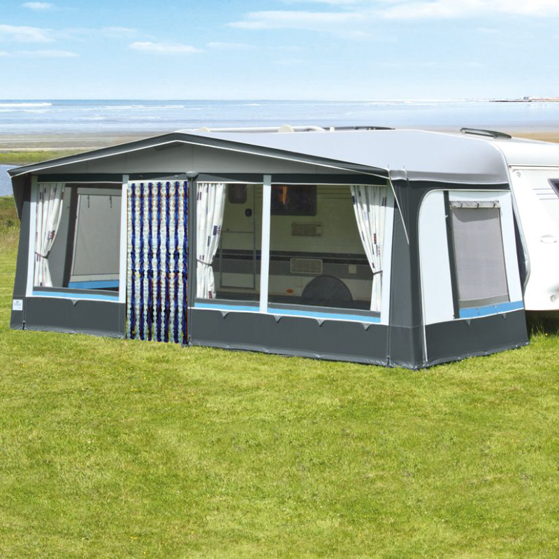 Brunner Flauschvorhang grau/weiß/grün