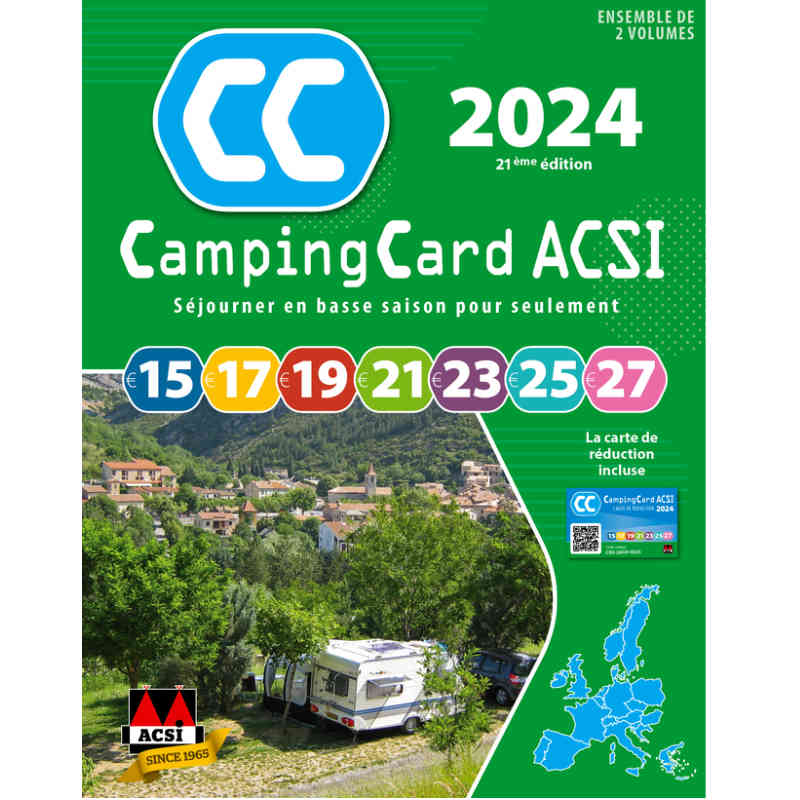ACSI CampingCard 2024, französisch