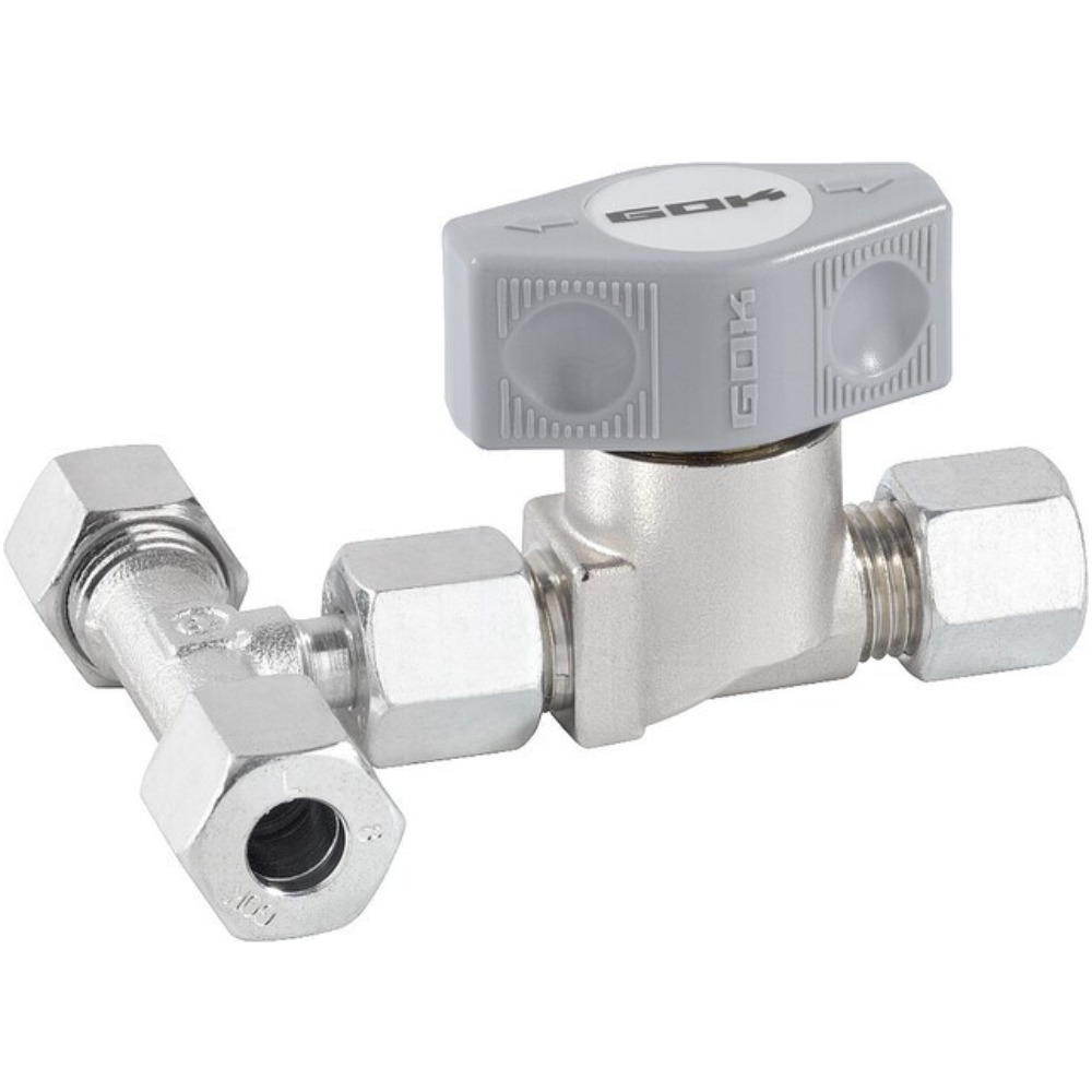 GOK Absperrventil T-Ventil  3 x RVS8
