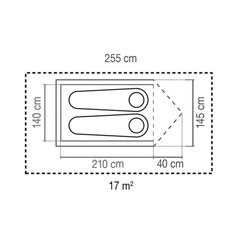 Coleman Zelt Darwin 2 Personen