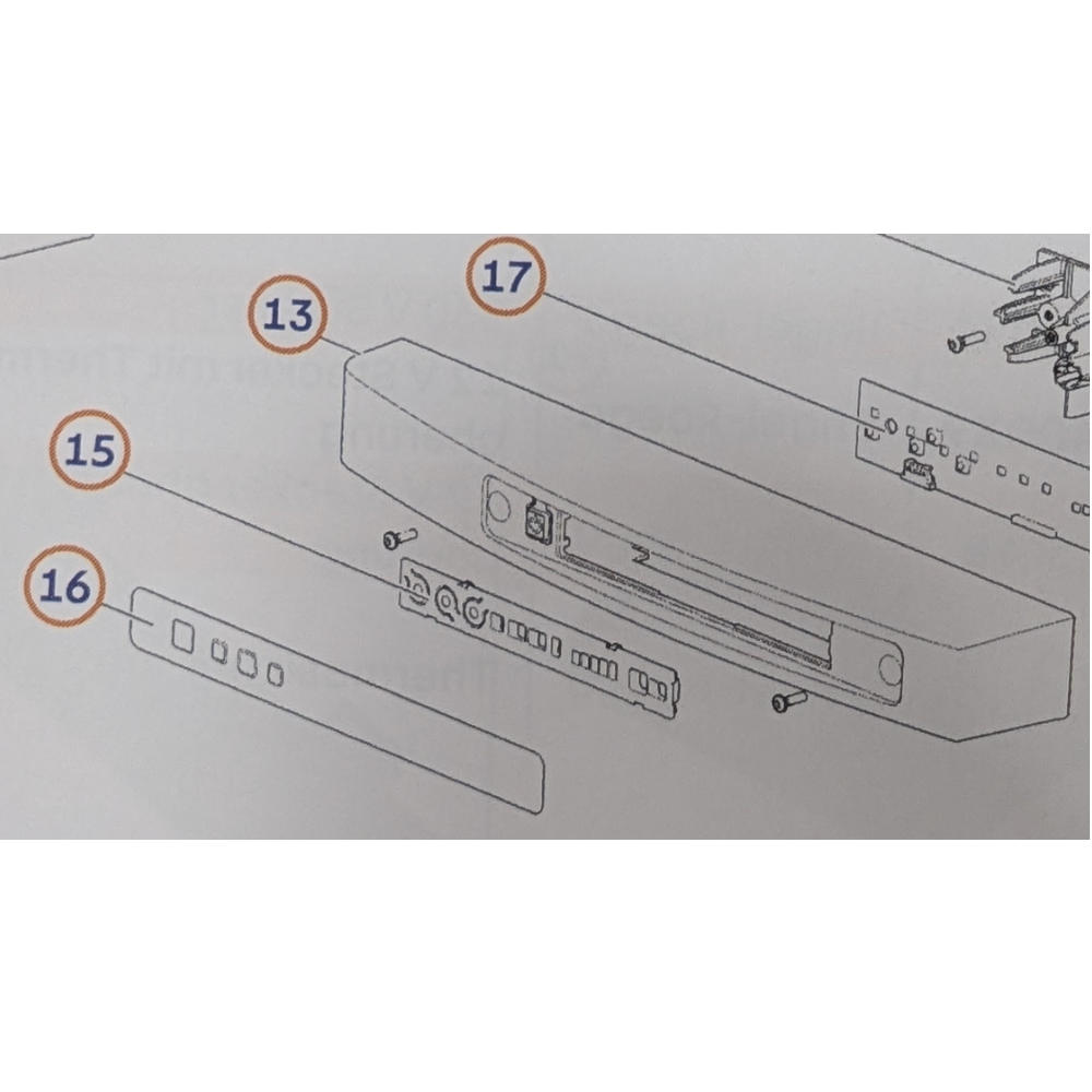 Thetford Bedienfeld rechts für Kühlschrank (Nr. 69082627)
