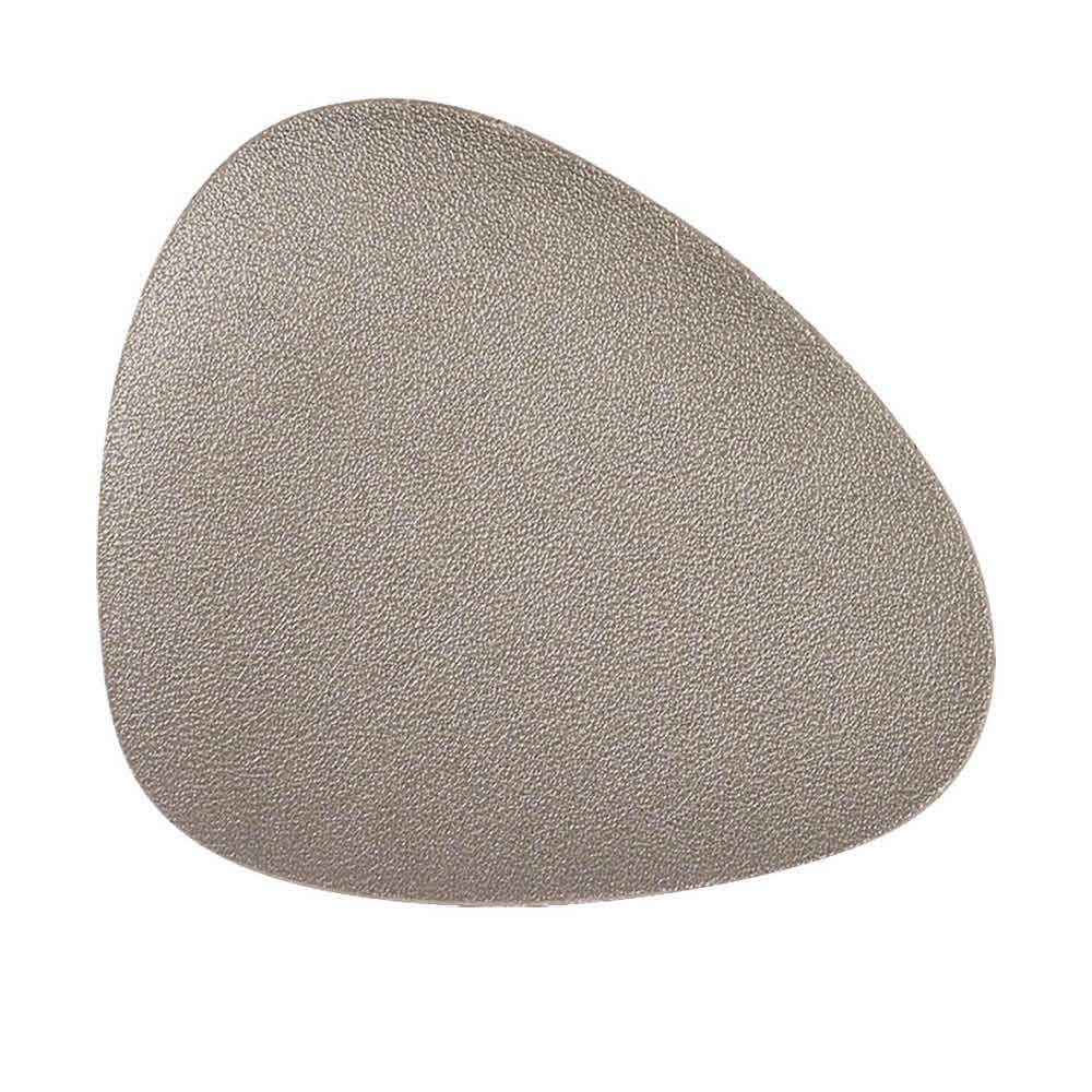 Zeller Glasuntersetzer taupe, 6 Stück