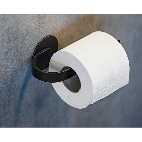 Wenko Toilettenpapierhalter Bivio Black