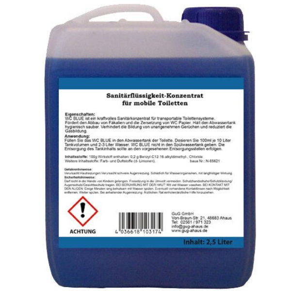 GUG Sanitärzusatz Konzentrat WC Blue