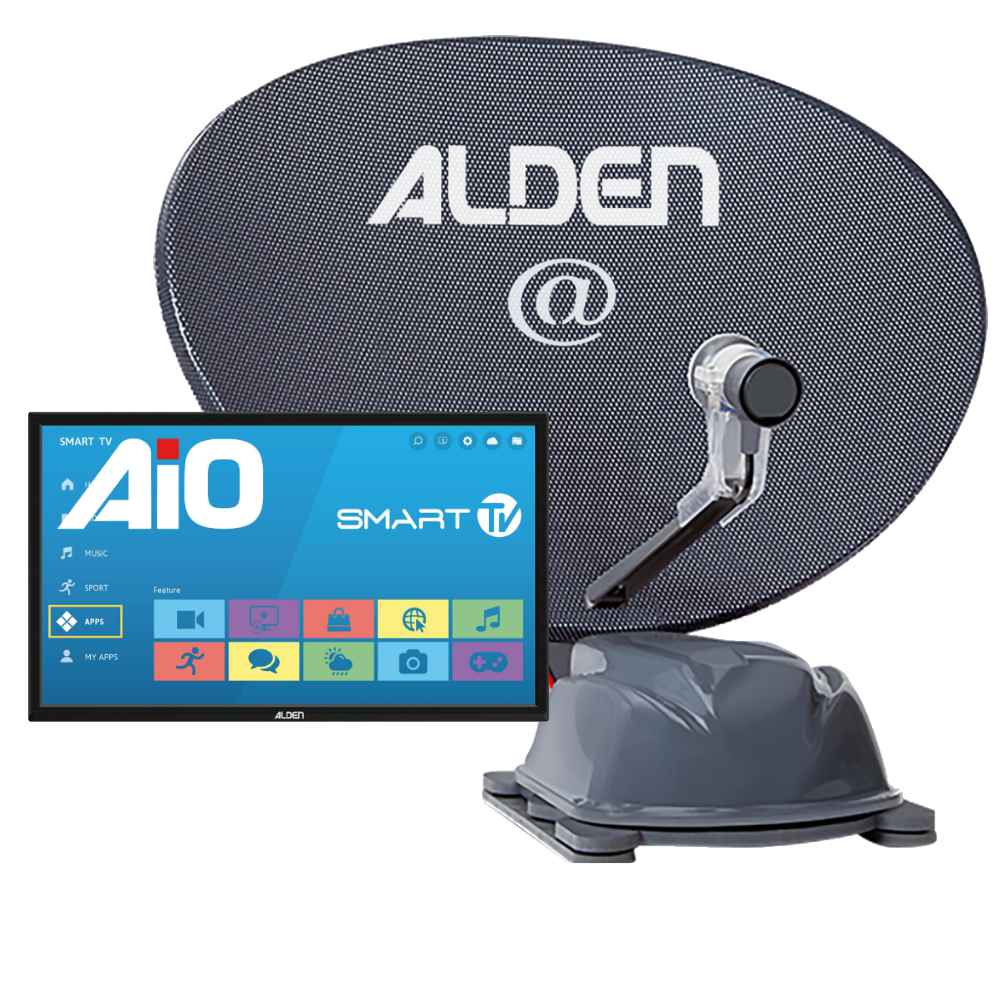 Alden Sat-Anlage AS2 80 Platinium inkl. TV A.I.O Smart