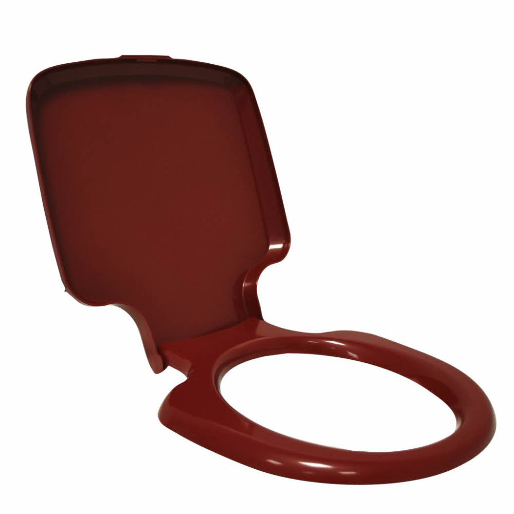 Thetford WC-Sitz mit Deckel für PP Qube-Modelle rubinrot (Nr. 92903-130)
