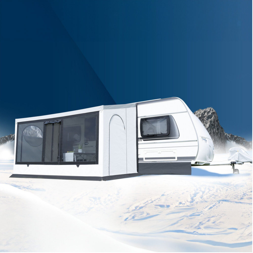 Wigo Winterzelt Inuit Storm XL 300 x 200 cm, Anbauhöhe 260 - 270 cm