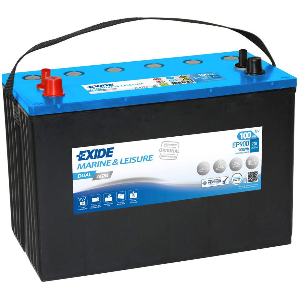 Exide Dual AGM EP 900 - 100 Ah