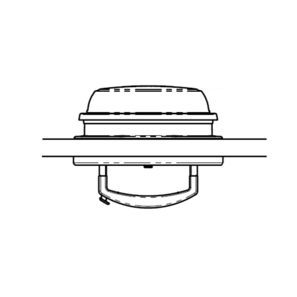 Maxxair Dachlüfter MAXXFAN Dome Plus 12 Volt mit LED, weiß