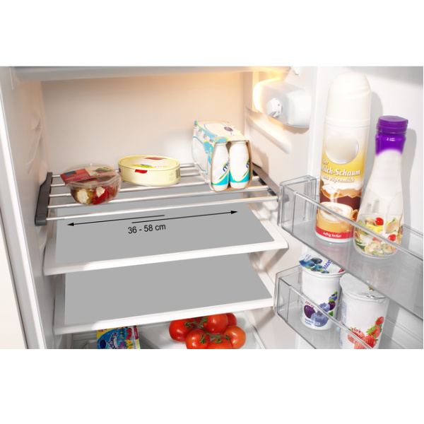 Ruco Teleskop Kühlschrankboden, silber