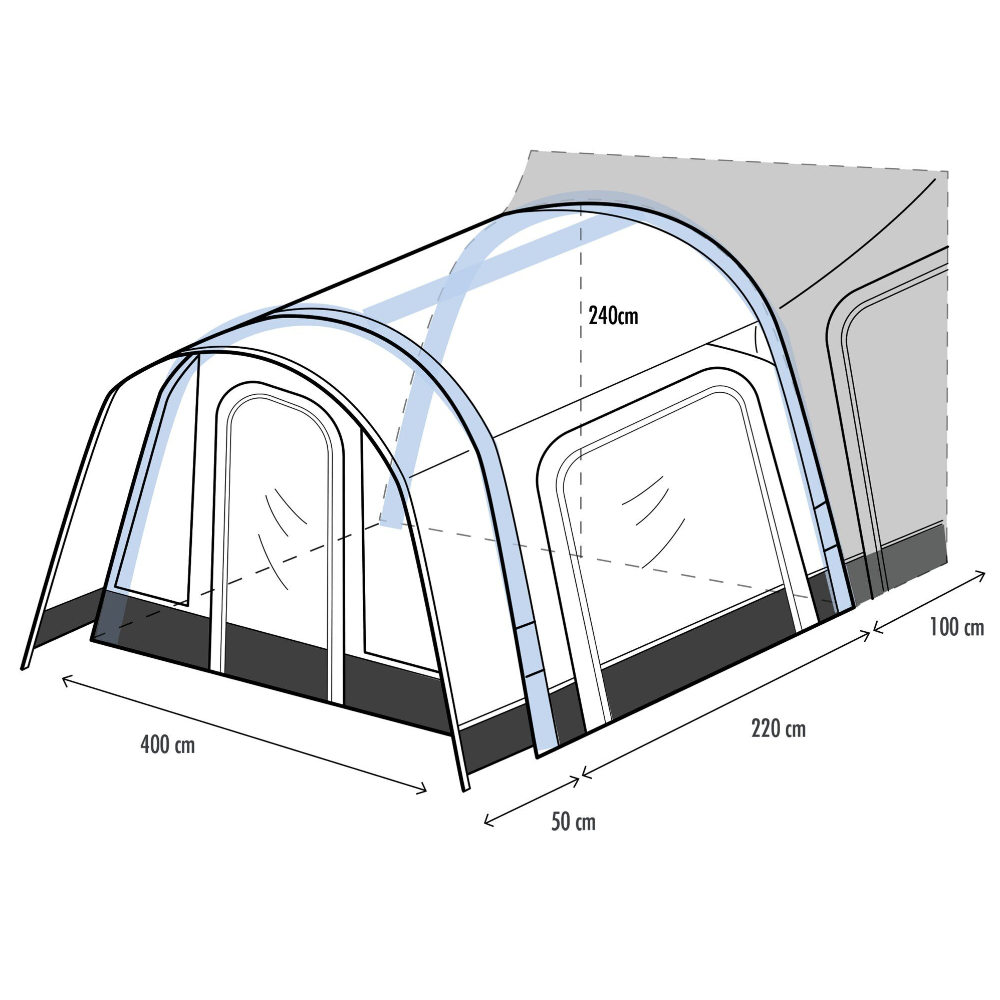 Westfield Neptune 2.0 Hauptzelt ohne Schleuse