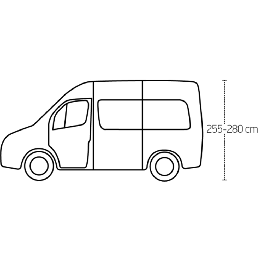 Isabella Tunnel, Schleuse für Buszelt Air X-Tension, Van High