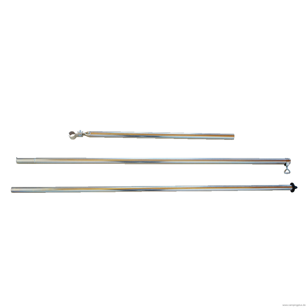 Stahl Orkanstütze mit Bodenspitze 165-260 cm, 22 mm