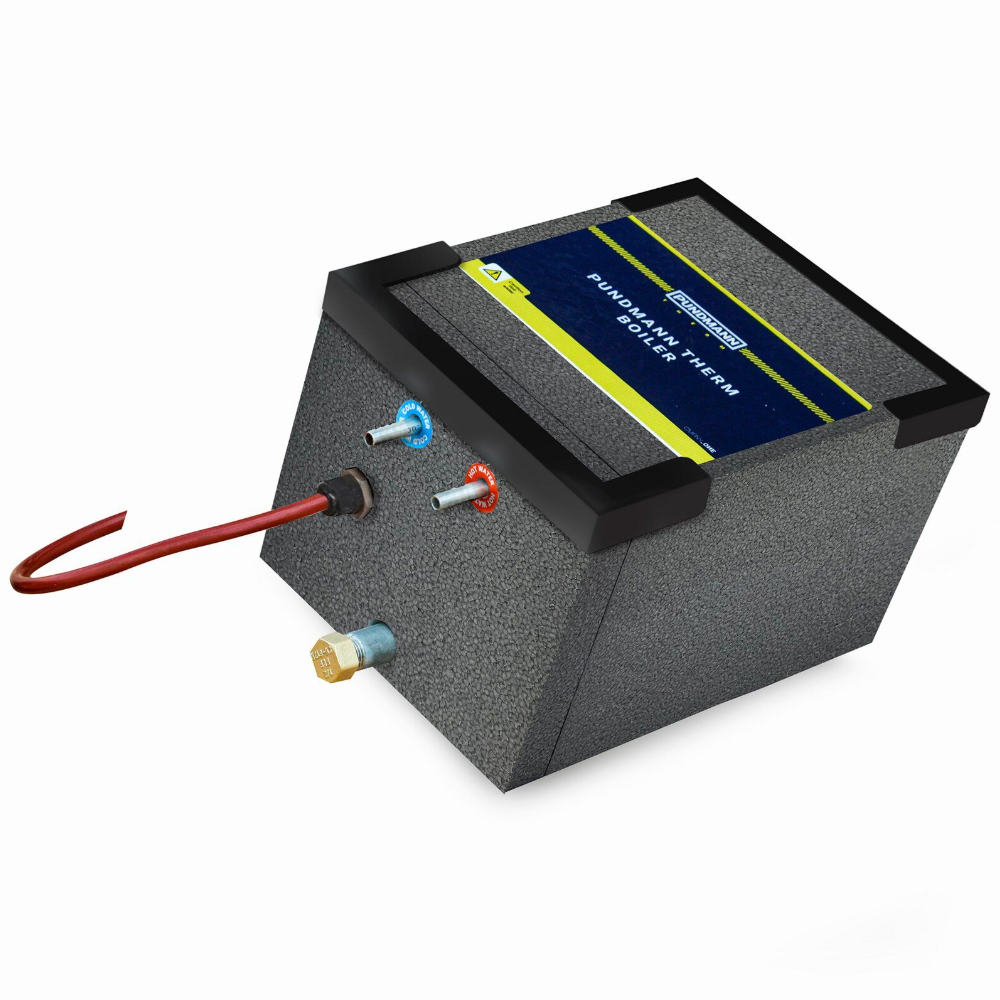 Pundmann Niederdruck-Warmwasserbereiter Therm Boiler 3 Liter, 12 Volt
