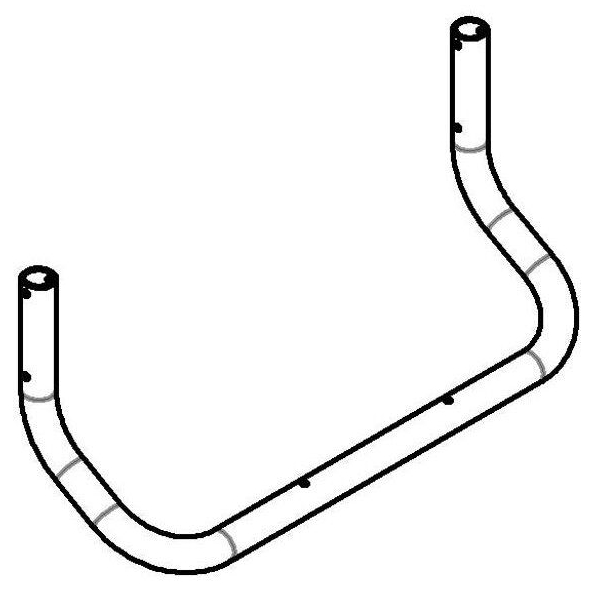 BR-Systems Haltestruktur unten für Bike Lift