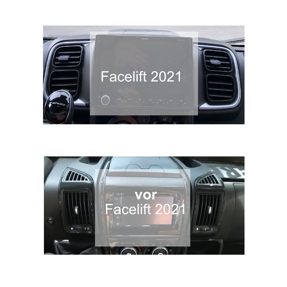 HeoSystem Set - 1x 12656 / 1x 1750 für Fiat Ducato 2006-2021 vor Facelift