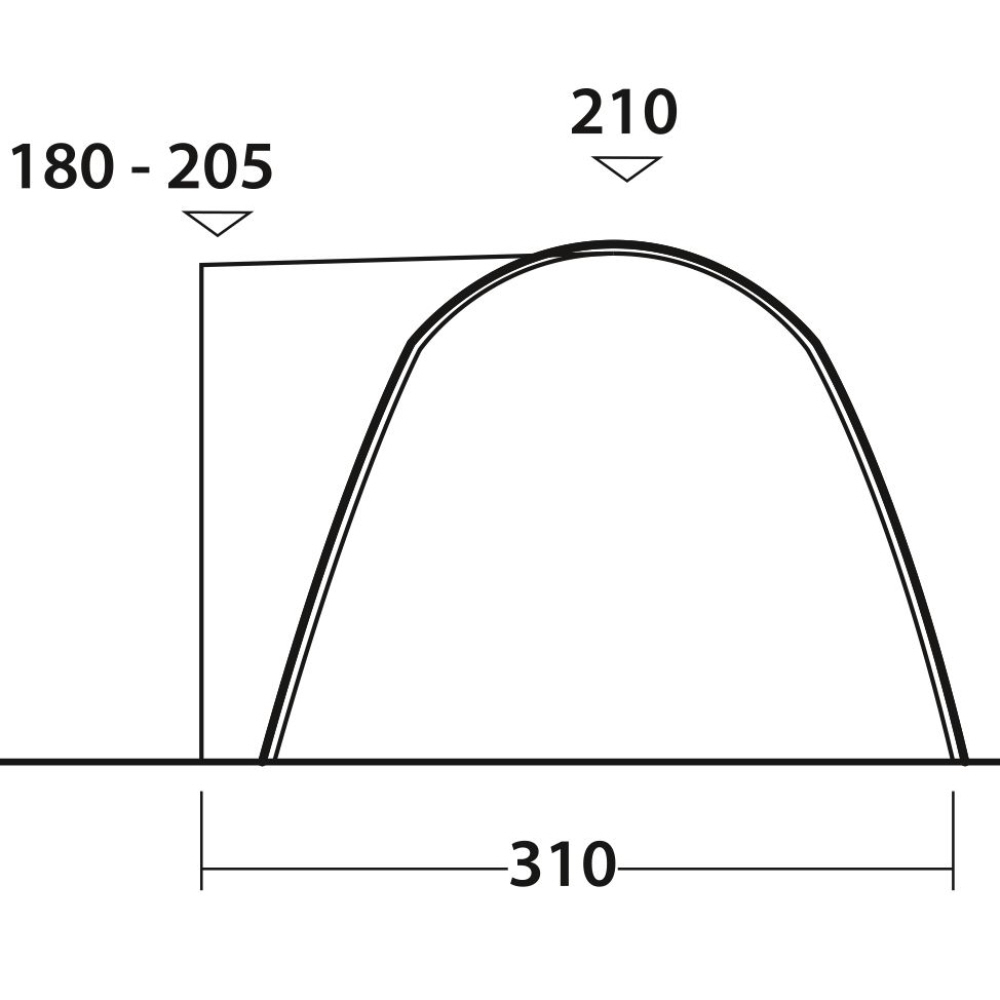 Easy Camp Busvorzelt Fairfields - 290 x 290 x 210 cm