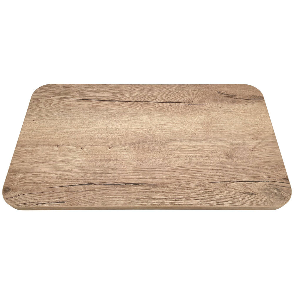 VierTec Leichtbautischplatte Eicheoptik, 75 x 95 x 2,8 cm
