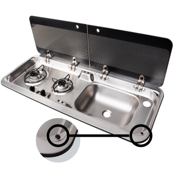 Carbest Abdeckkappen für Gaskocher, 8 Stück