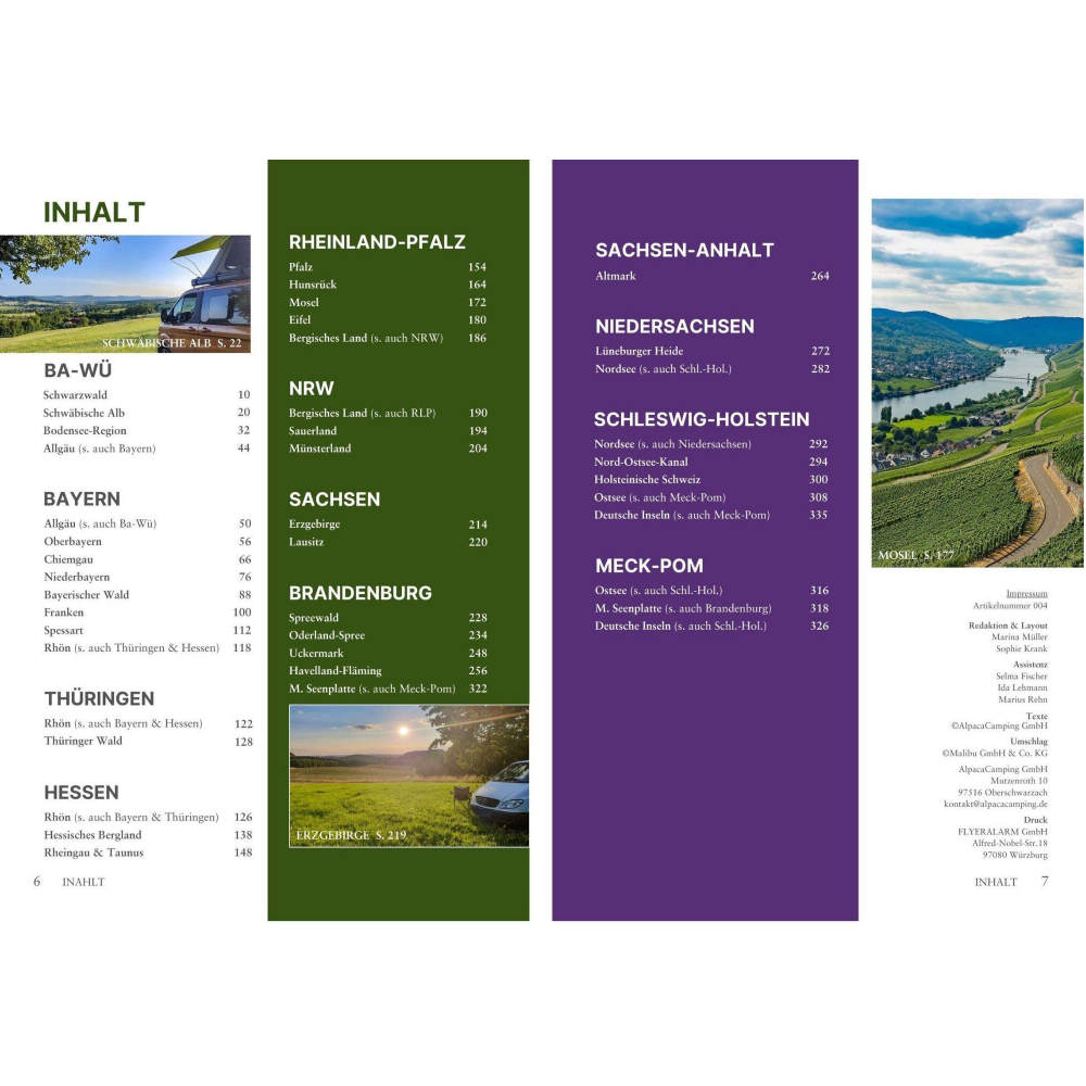 AlpacaCamping Geheimtipps 2025 150 naturnahe Erlebnis-Stellplätze in Deutschland