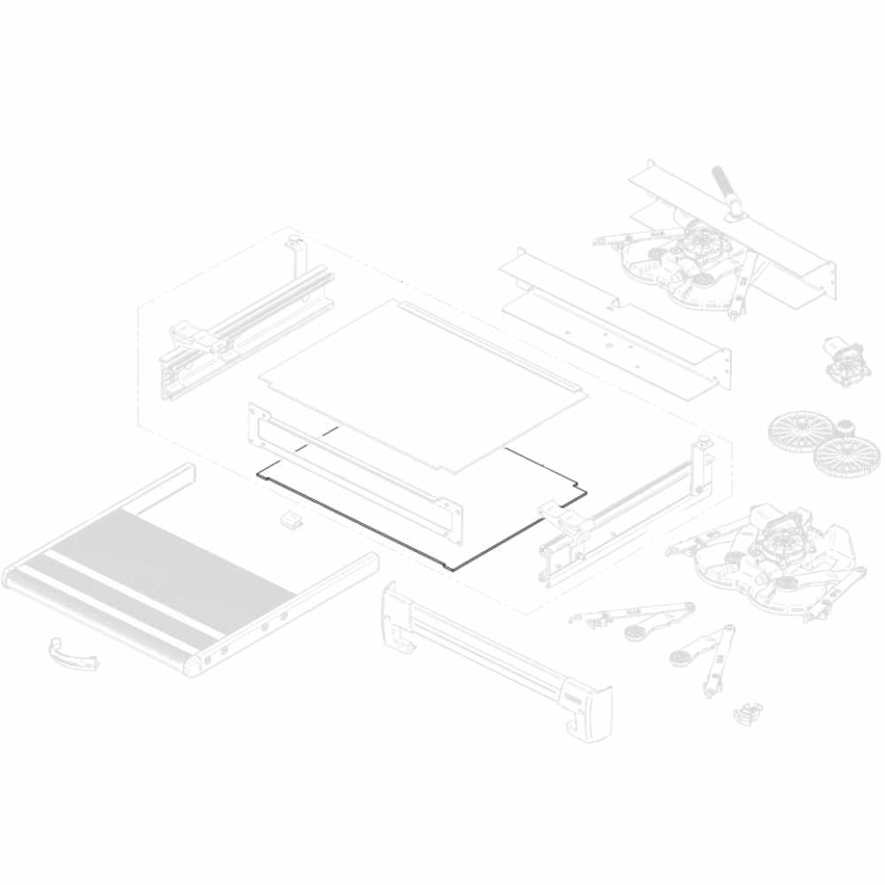 Thule Untere Gehäuseplatte für Slide-Out Step G2 Ducato 700 ab 2022 (1500603710)