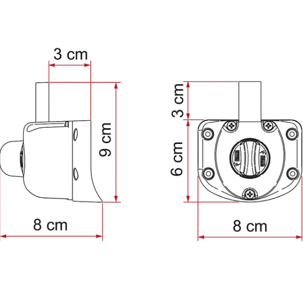 Fiamma Innentürverriegelung Safe Door Guardian - Fiat Ducato 09/2009-2014