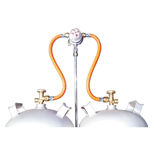 Multimatik 2-Flaschenanlage 50 mbar, 8 mm - mit Prüfventil - Baujahr 2025