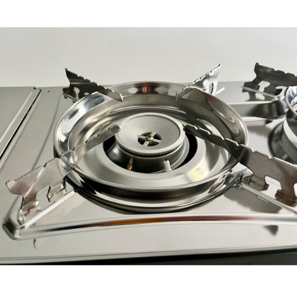 Camp4 Gaskartuschenkocher Gourmet, 2-flammig