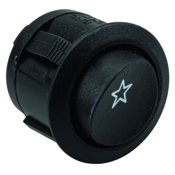 Dometic Schalter f. elektr. Zündung rund, f. Kocher u. Backöfen (Nr. 407148880)