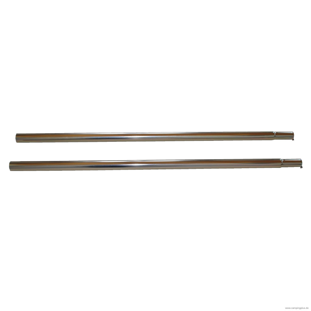 Stahl Verlängerungsrohr / Zwischenstück 28 mm - 80cm (2er Set)