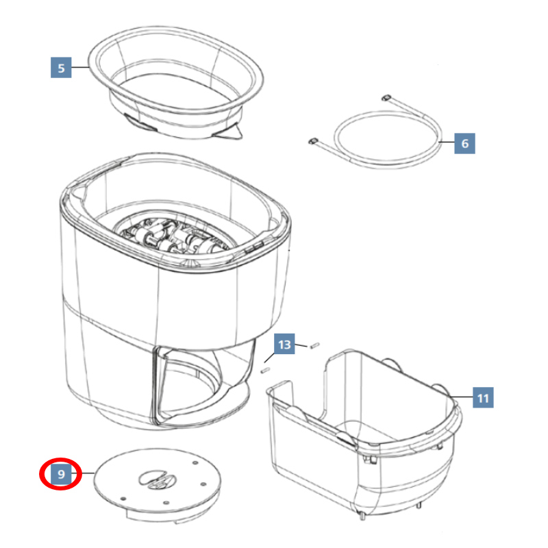 Clesana Rotationsscheibe für C1 Toilette