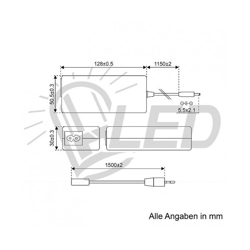 David Mini LED-Trafo für Lichtleisten