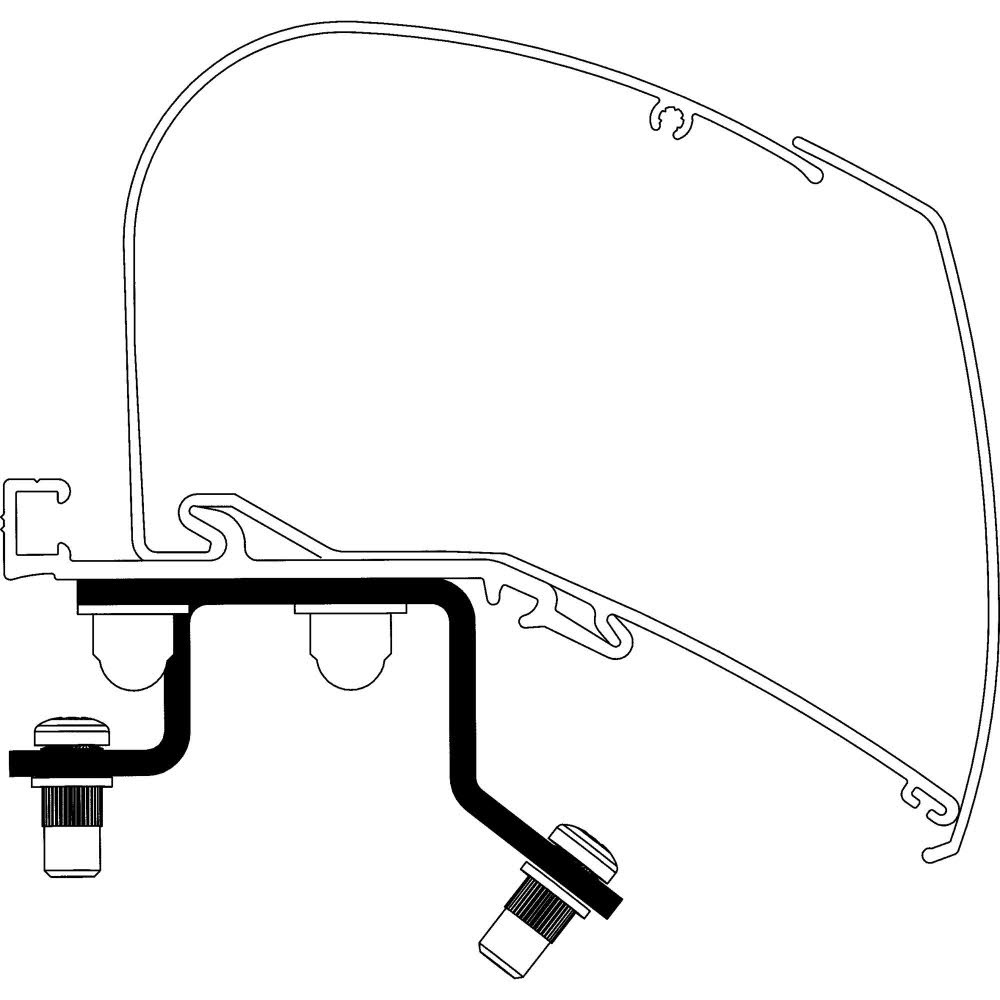 Thule Adapter Renault Master L3H2 ab Bj. 2024 zu TO Serie 6